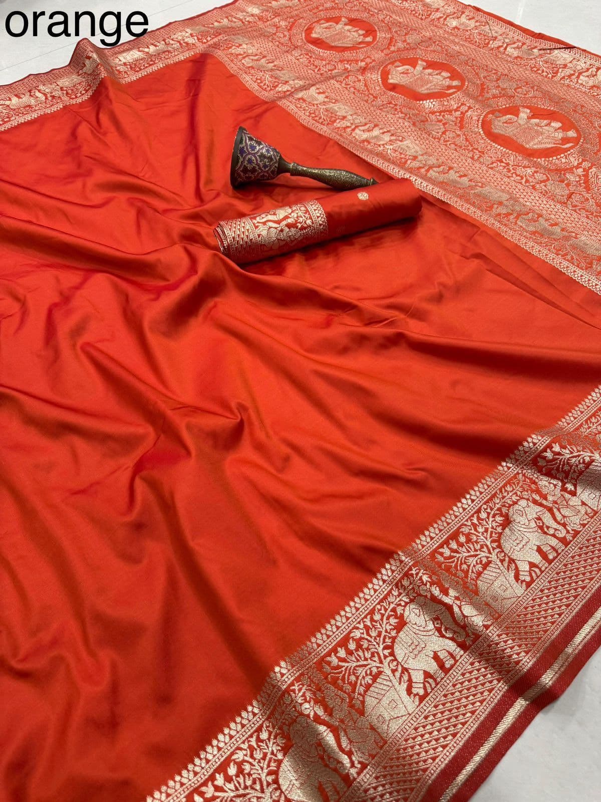 Premium Pure Soft Banarasi Silk Saree — Banarasi fabric — Banarasi — from Banaras — buy online India