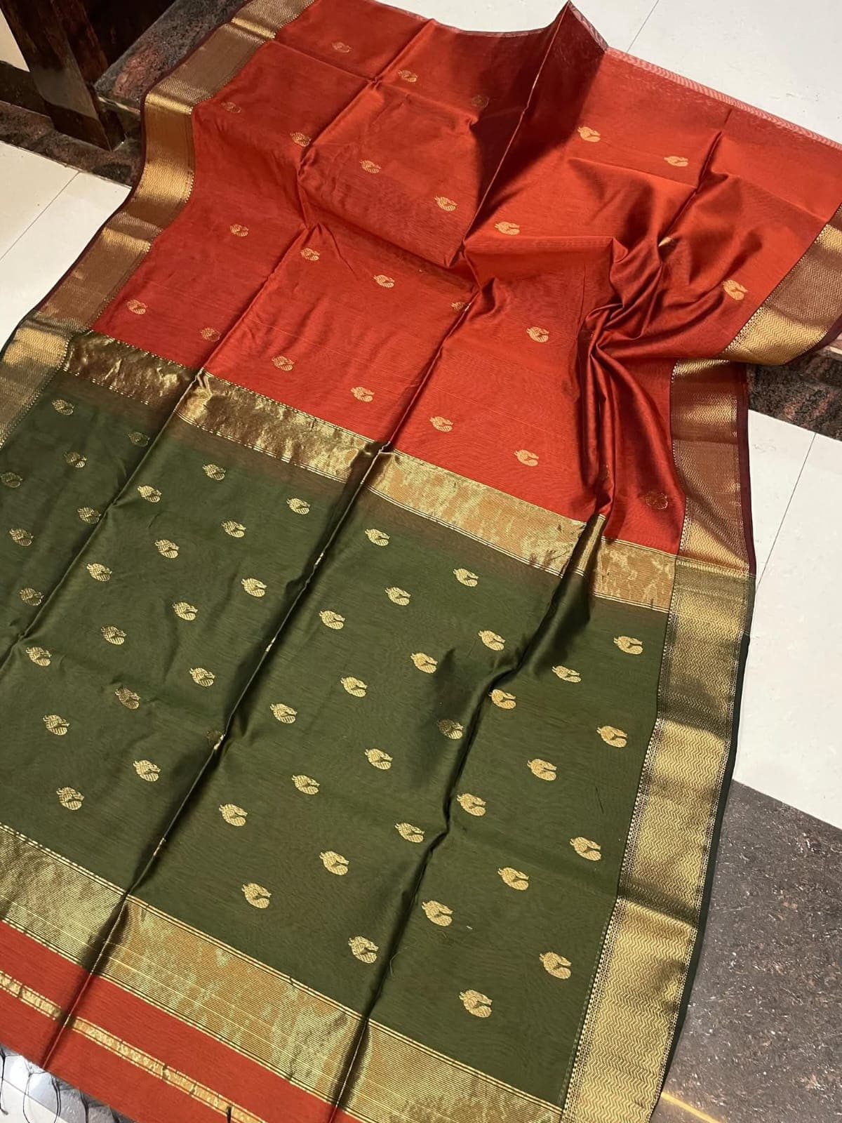 Maheshwari Silk Cotton Saree