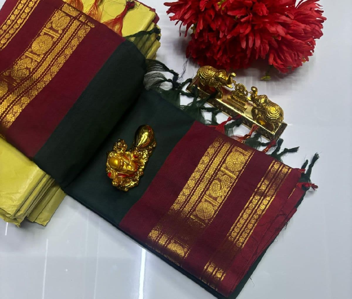 Kanchi Cotton Saree