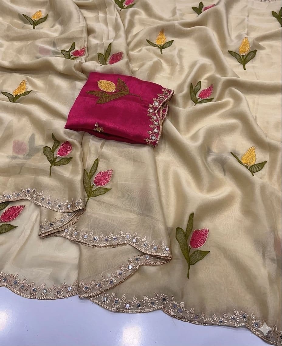 Rangoli Silk Saree — Silk fabric — Sarees — buy online India