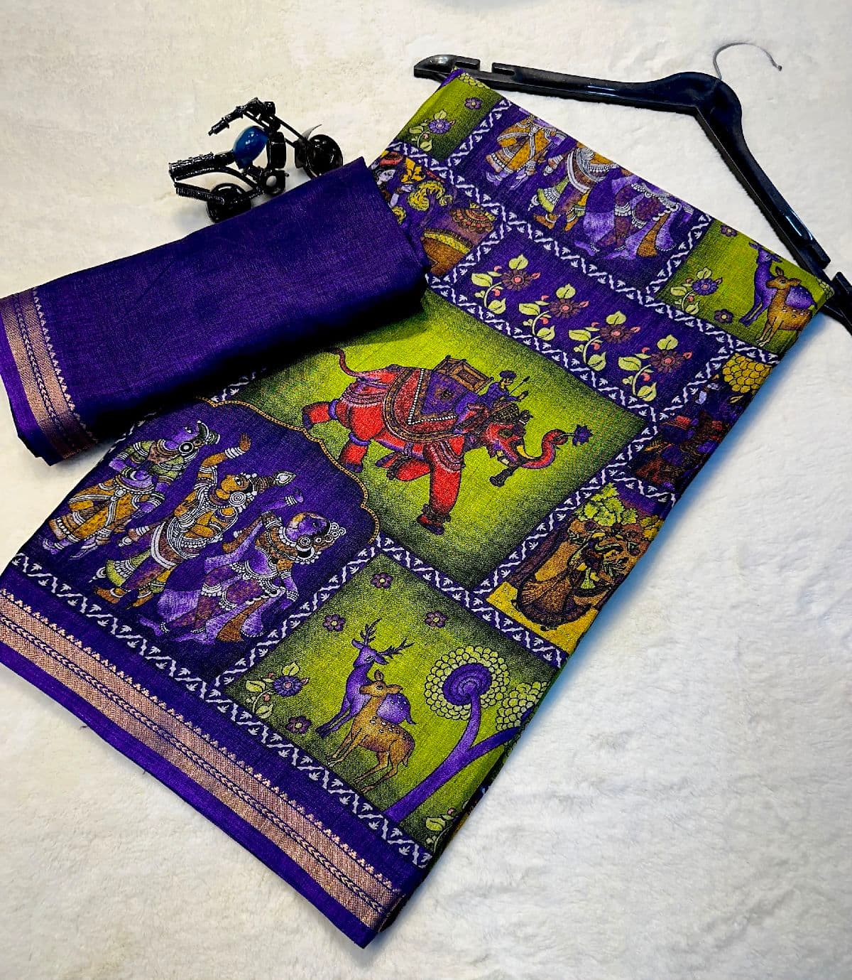 New Concept Model Tussar Silk Saree