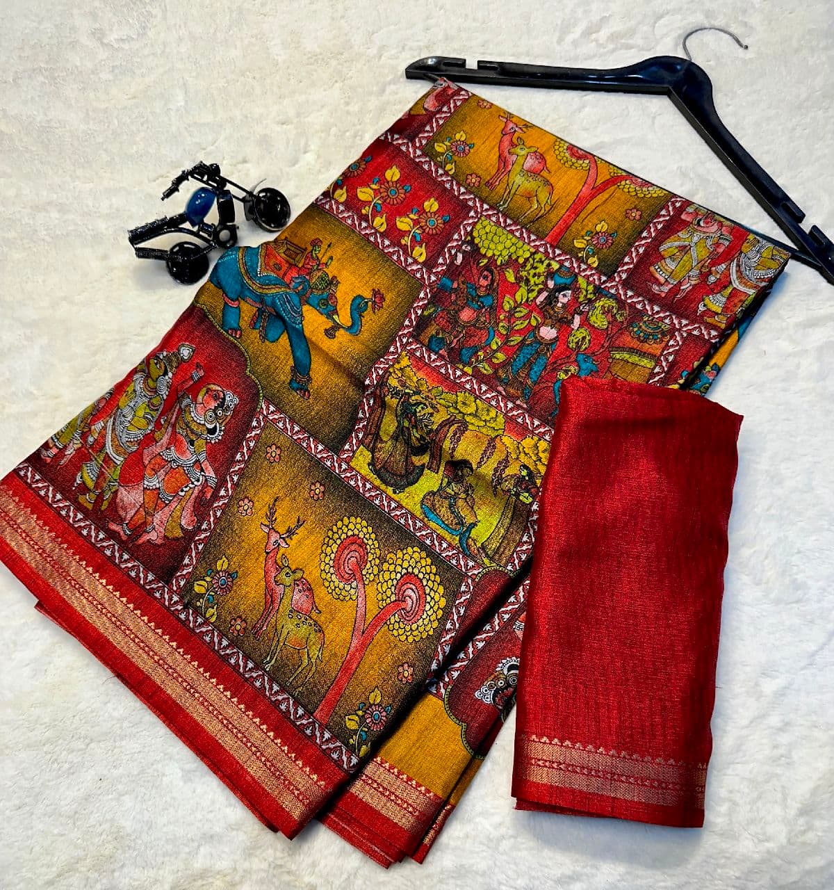 New Concept Model Tussar Silk Saree