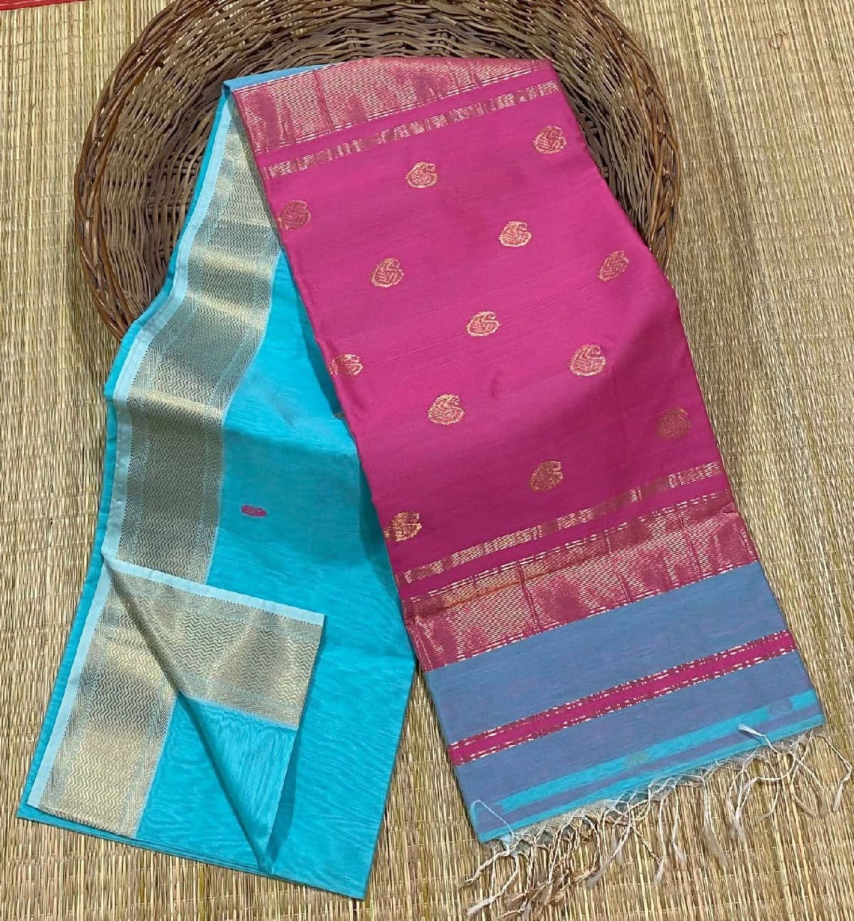 Maheshwari Silk Saree