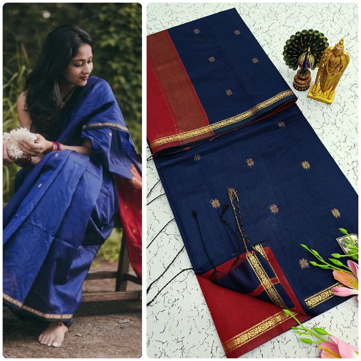 Premium Maheswari Silk Cotton Sarees
