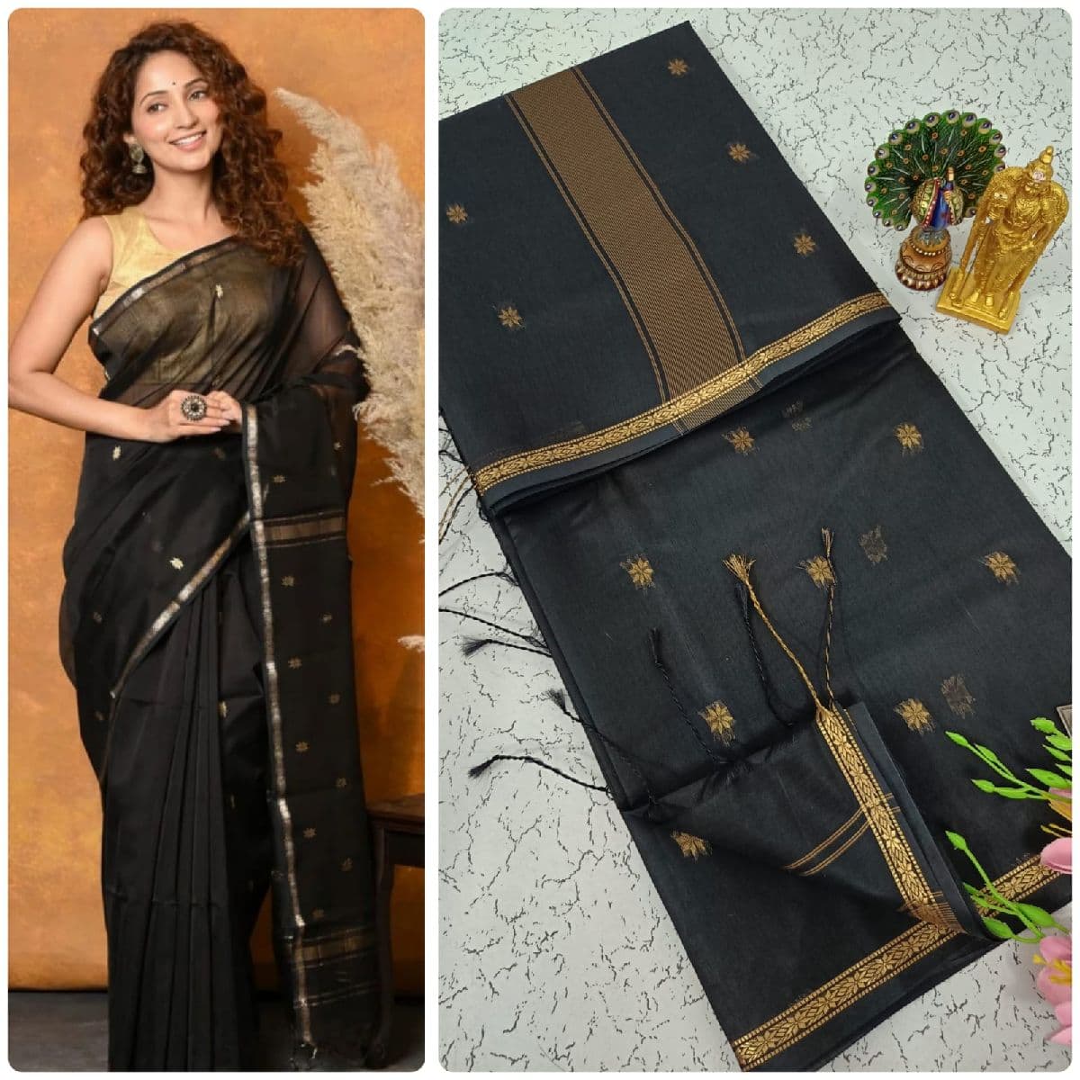 Premium Maheswari Silk Cotton Sarees