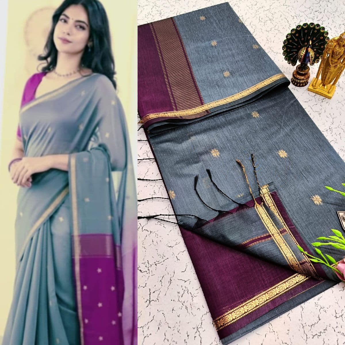 Premium Maheswari Silk Cotton Sarees