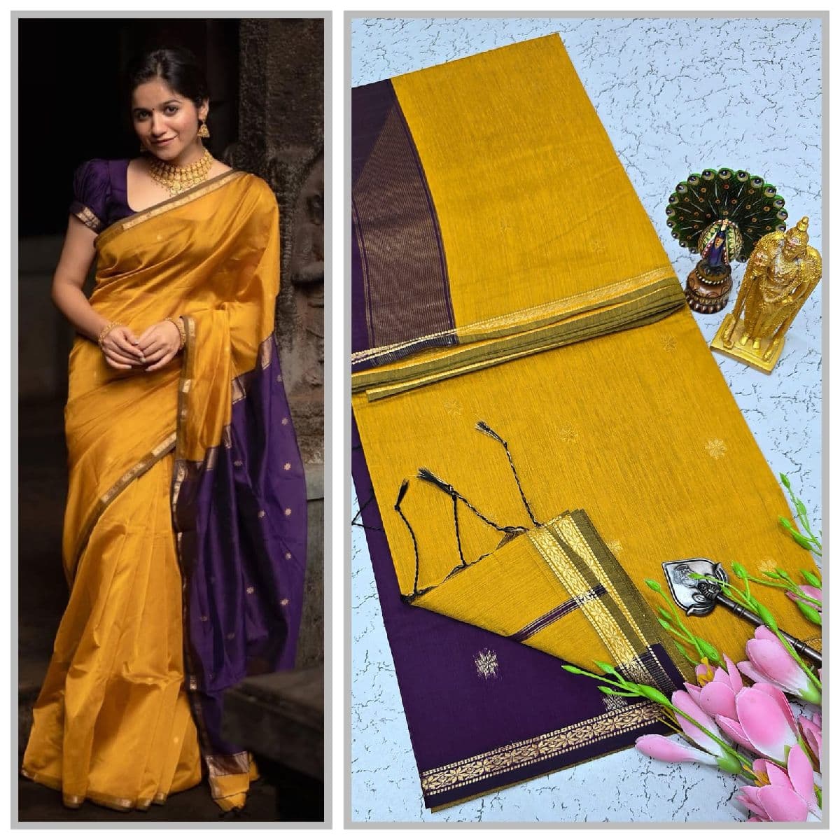 Premium Maheswari Silk Cotton Sarees