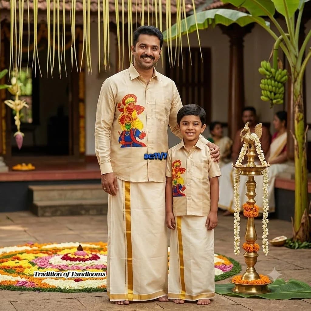ONAM Special - Father & Son Combo Set