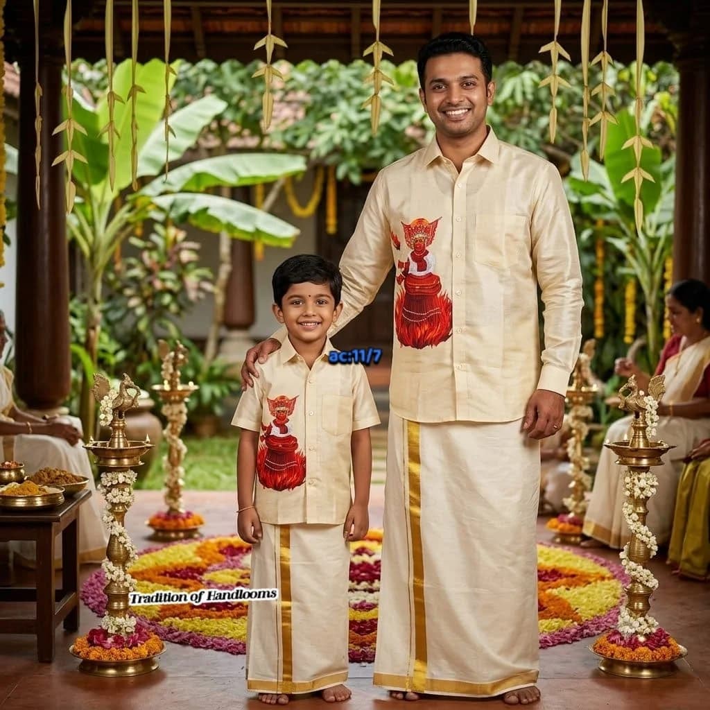 ONAM Special - Father & Son Combo Set