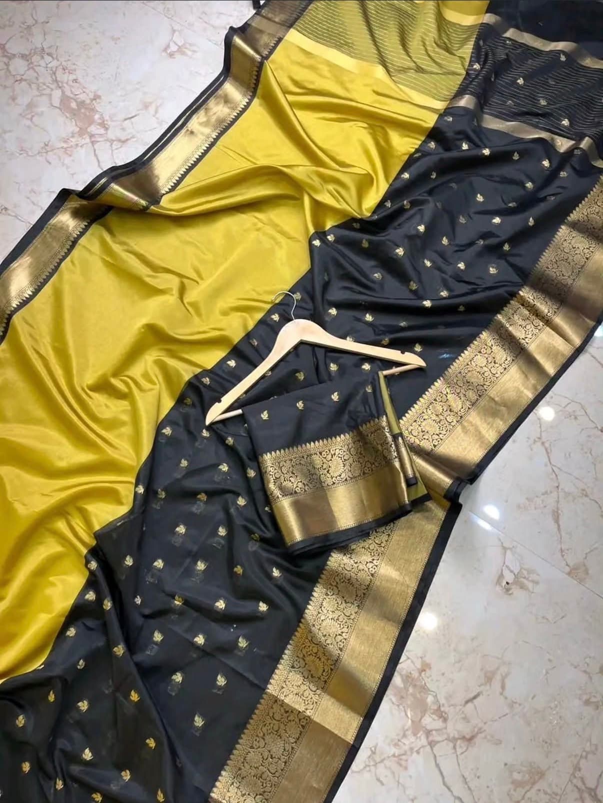 Half & Half Banarasi Saree