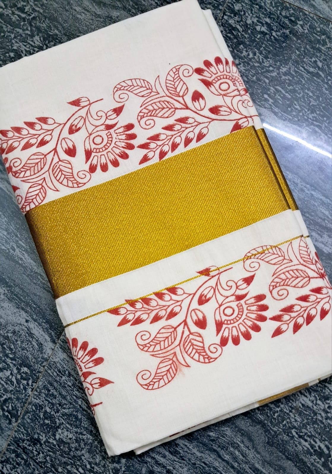 Kerala Tissue Cotton Onam Special
