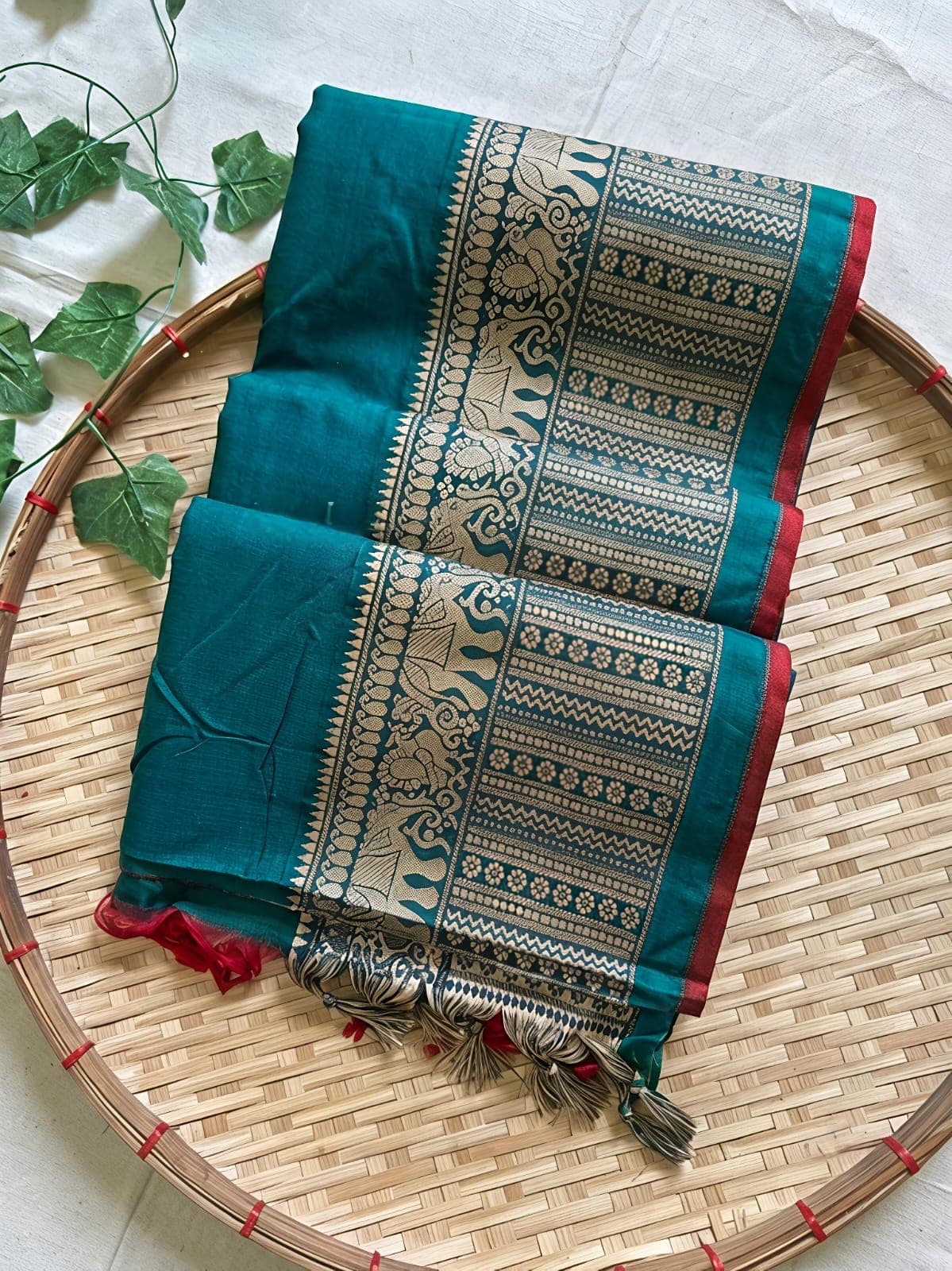 Traditional Narayanpet Saree — Silk Cotton fabric — Sarees — from Narayanpet — buy online India