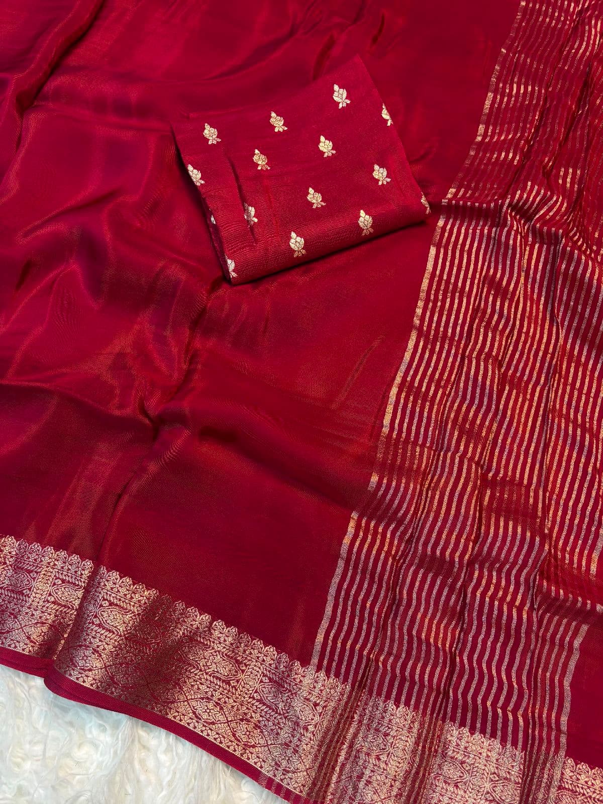 Pure Viscose saree — Viscose fabric — Sarees — buy online India
