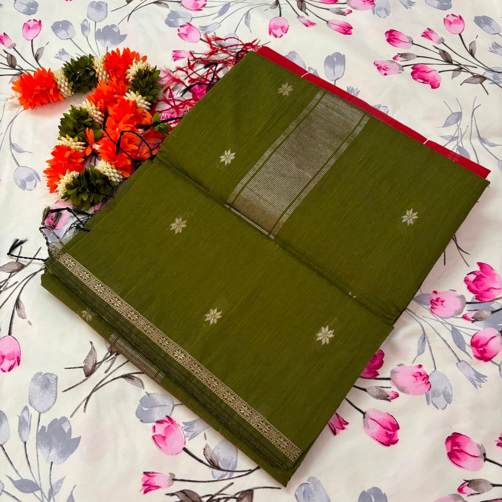 Maheshwari silk cotton Saree